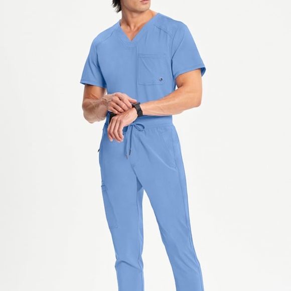 Cherokee Infinity Ciel Scrub Top & Jogger Bottom Set - Picture 5 of 9
